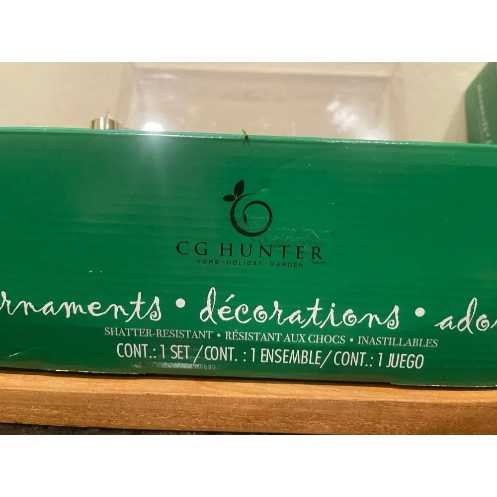Boxed CG Hunter 6 Shatter Resistant Ornaments